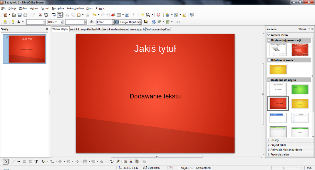 Шаблон для презентации libreoffice impress